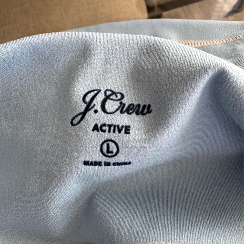 J. Crew CloudStretch high-rise sports Skort skirt - Baby Blue - Picture 10 of 10